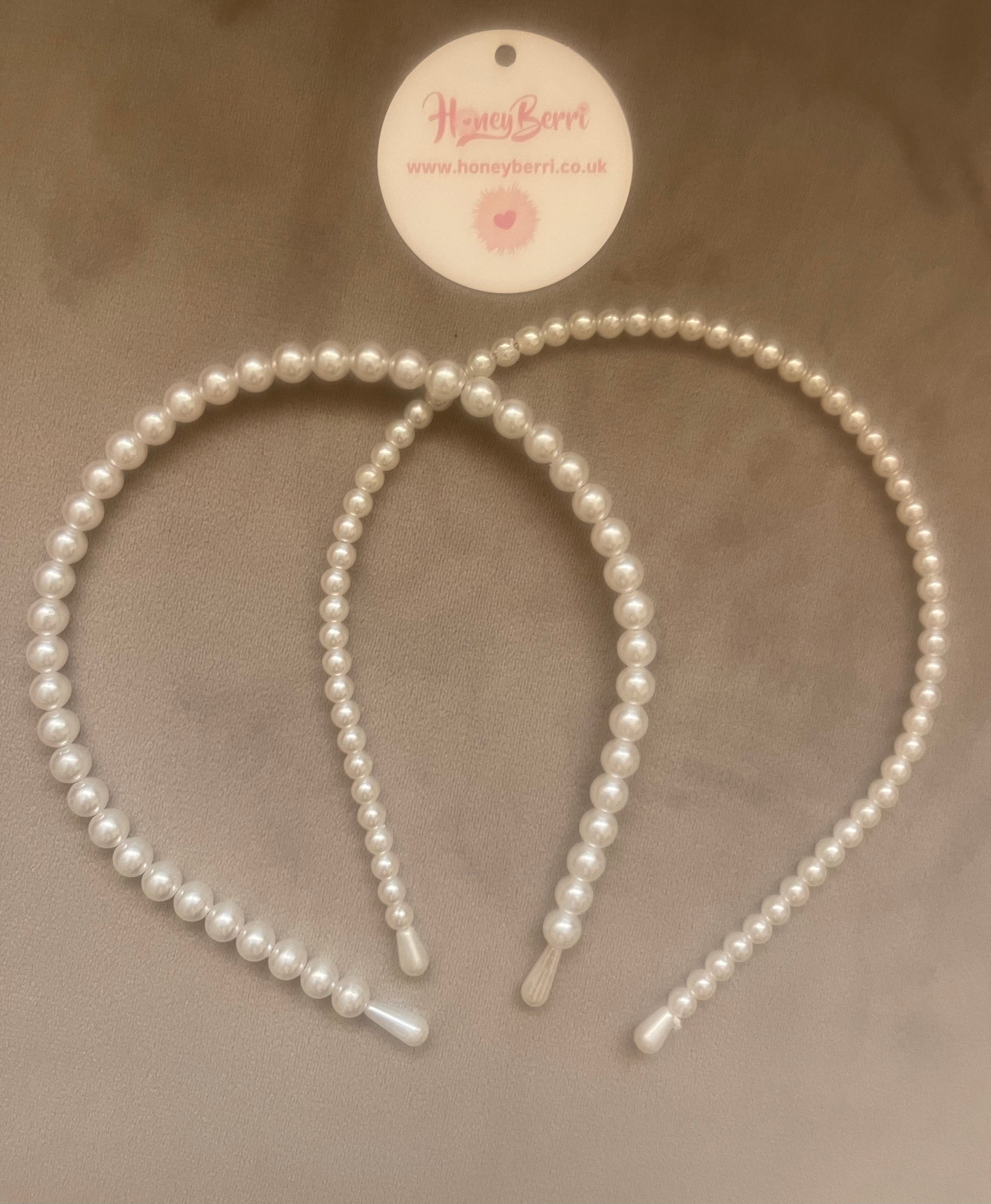Pearl one row headband