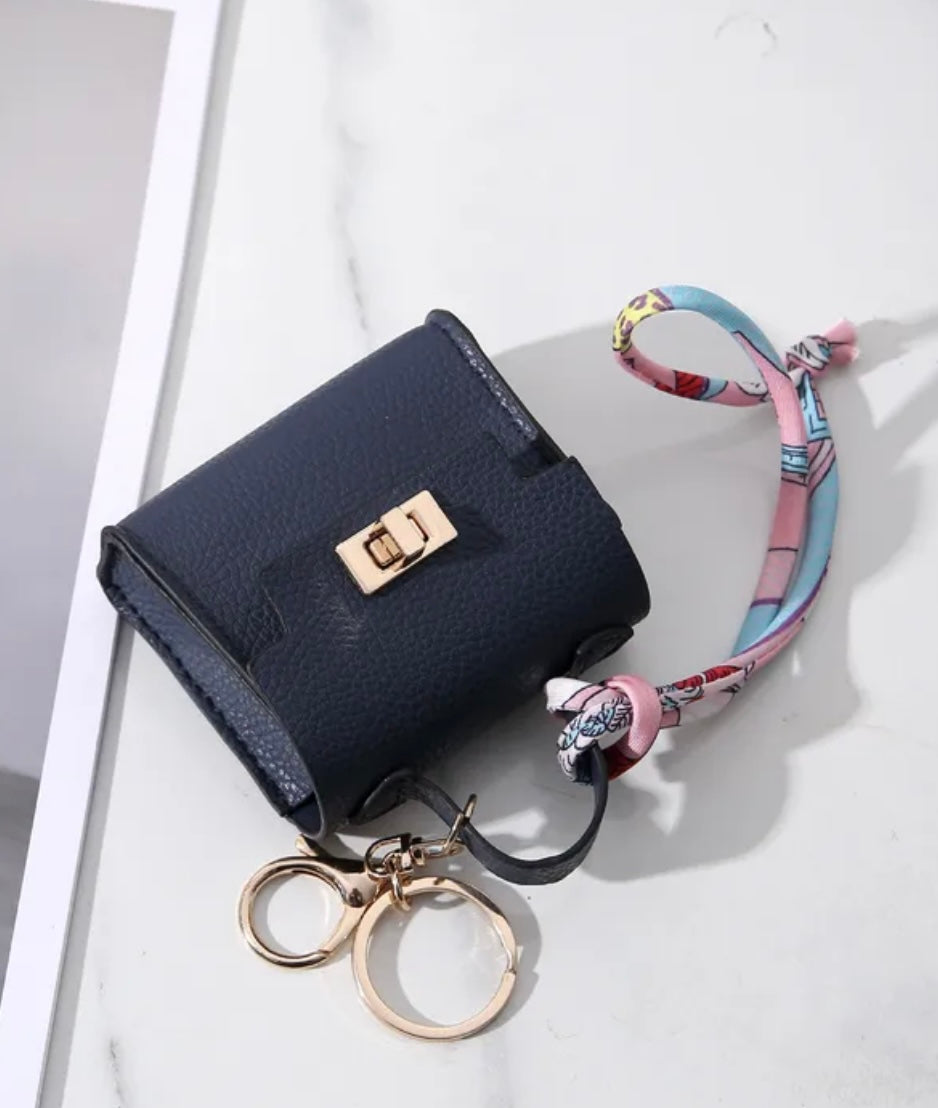 Mini charm keychain kelly handbag mini purse