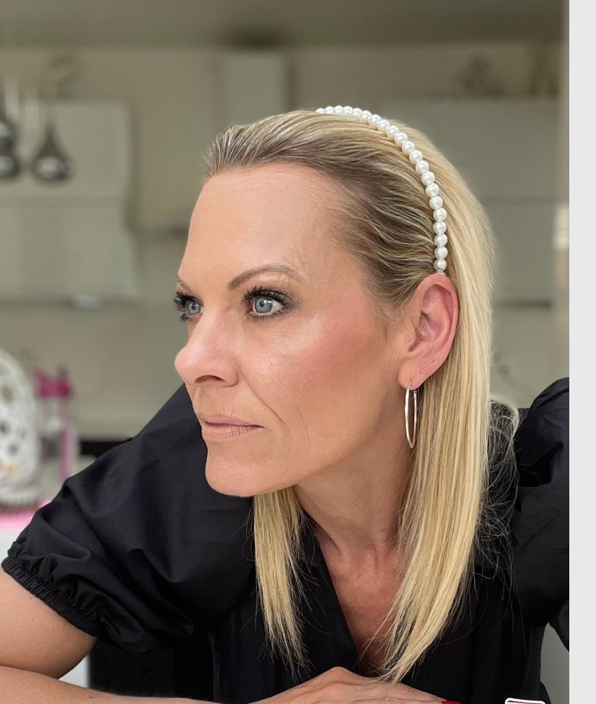 Pearl one row headband