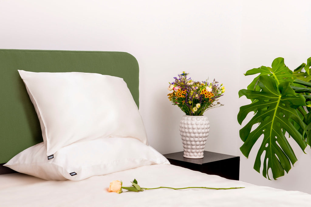 White Silk Pillowcase - Standard