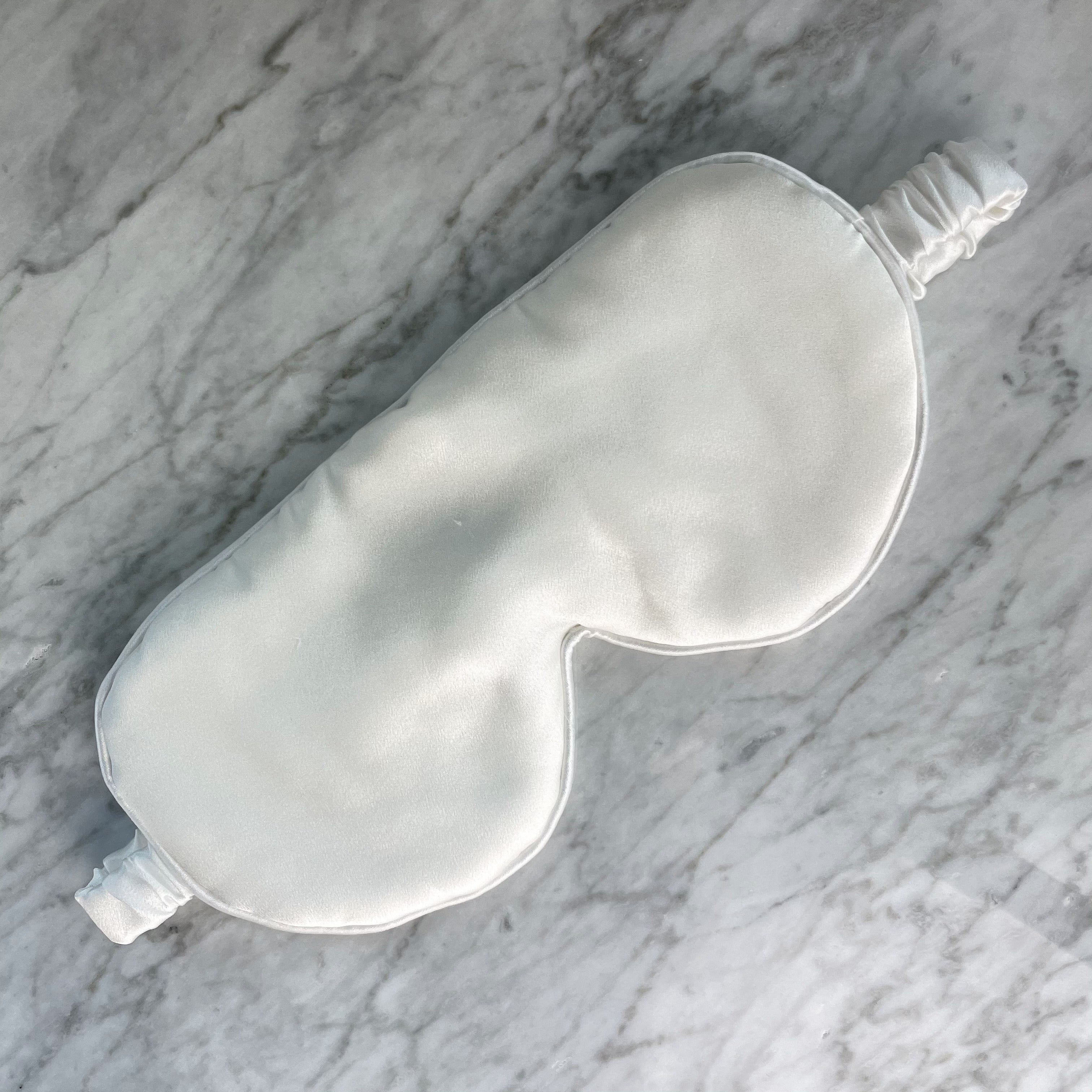 White Silk Sleep Mask