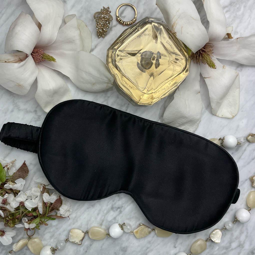Black Silk Sleep Mask
