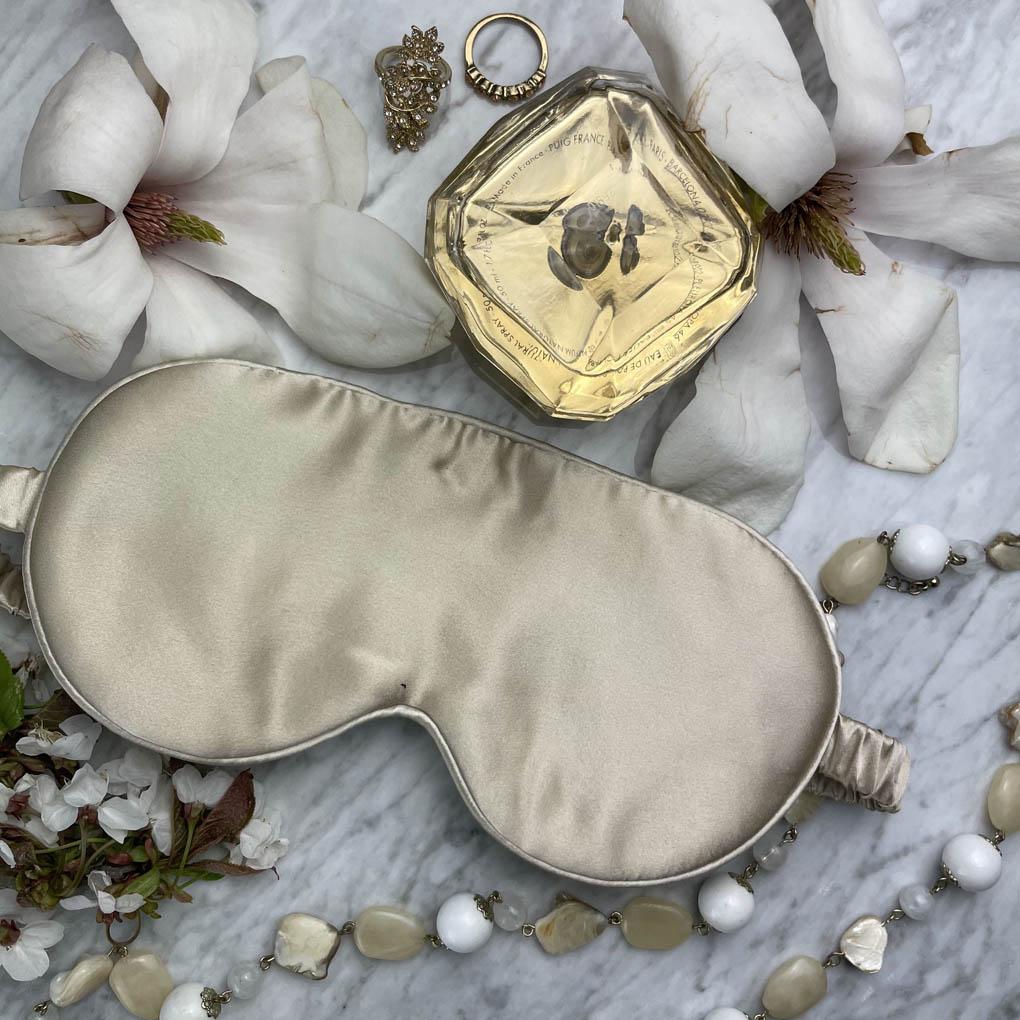 Champagne Silk Sleep Mask