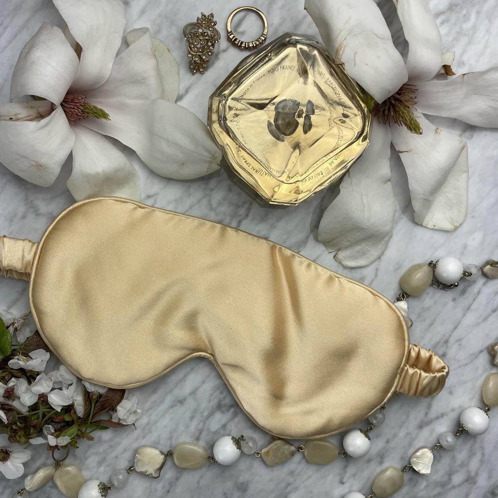 Gold Silk Sleep Mask
