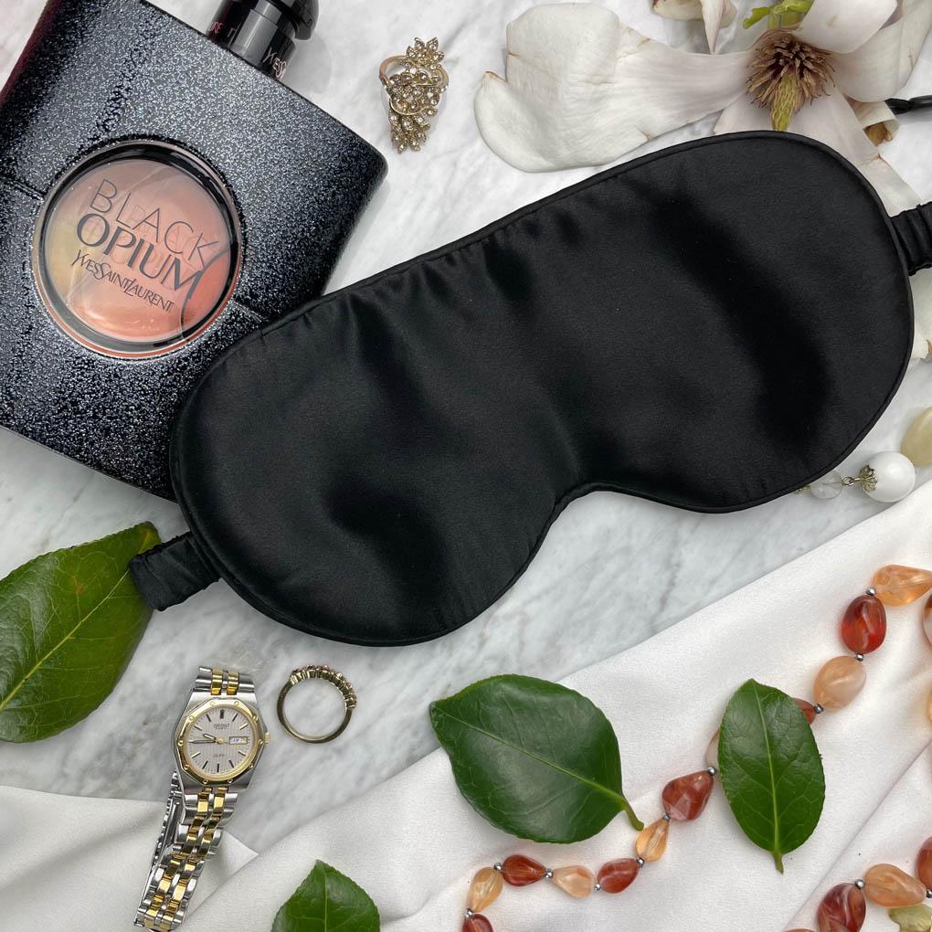 Black Silk Sleep Mask