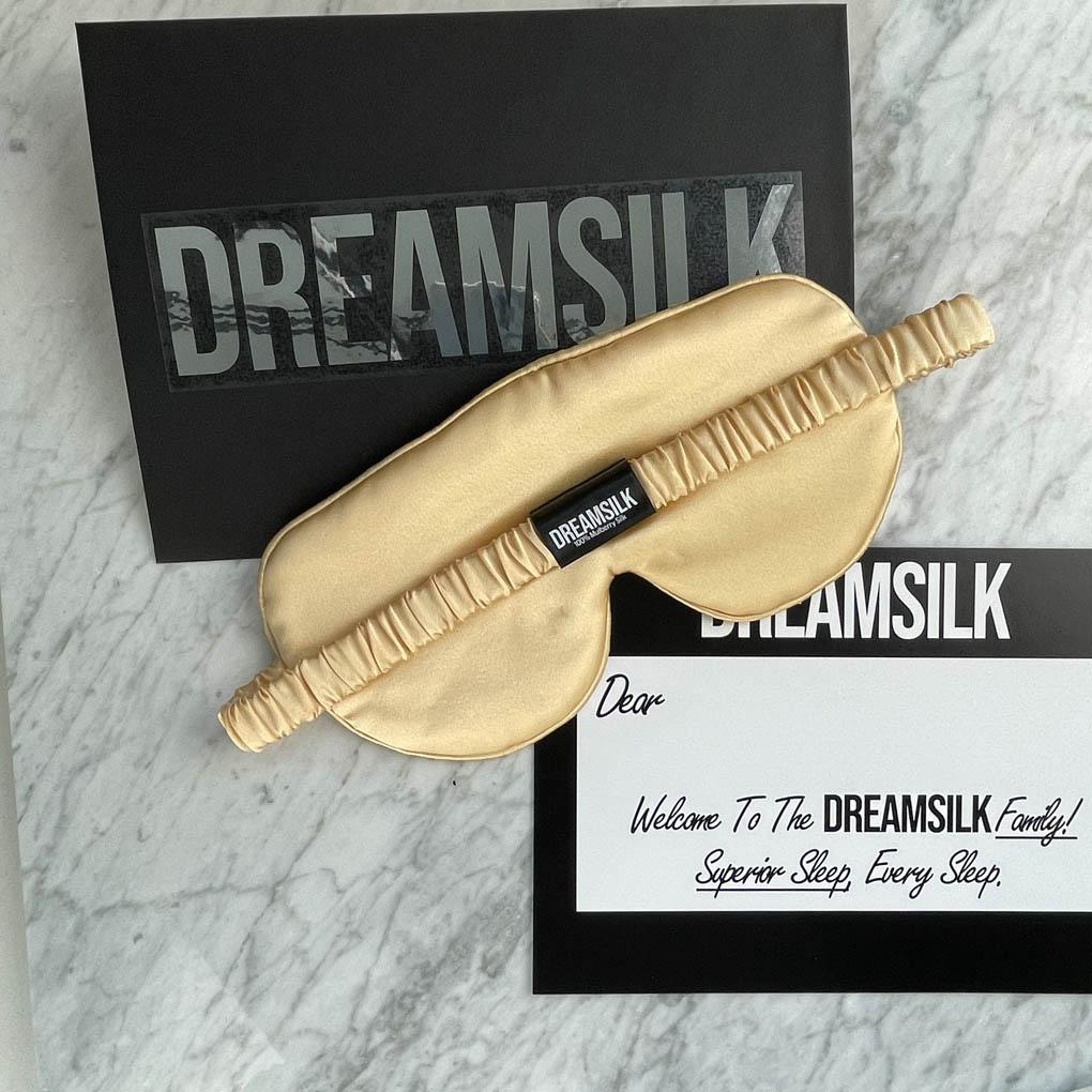Gold Silk Sleep Mask